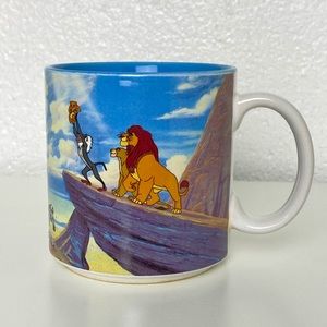 Disney Store Coffee Mug Lion King Simba Pride Rock